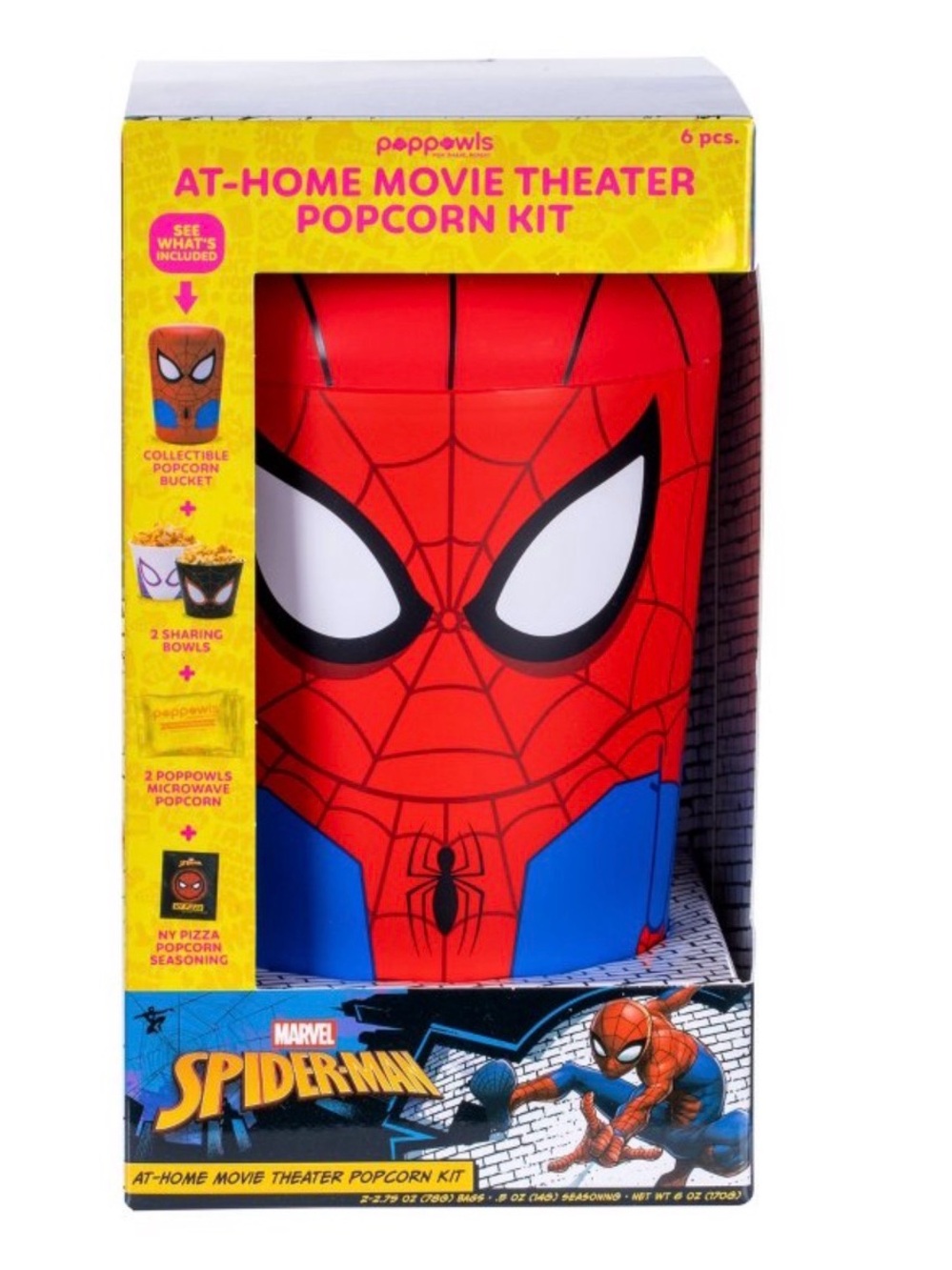 Marvel Spider-Man Red and Blue Popcorn Kit
